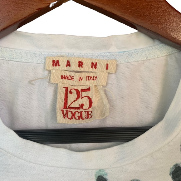 Marni x Vogue Crew Neck T-shirt by Francesco Clemente $390 Size XS - Picture 9 of 10